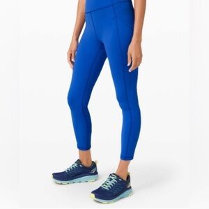 NWT - Lululemon Invigorate HR Tight 25” Sz 4 in Cerulean Blue